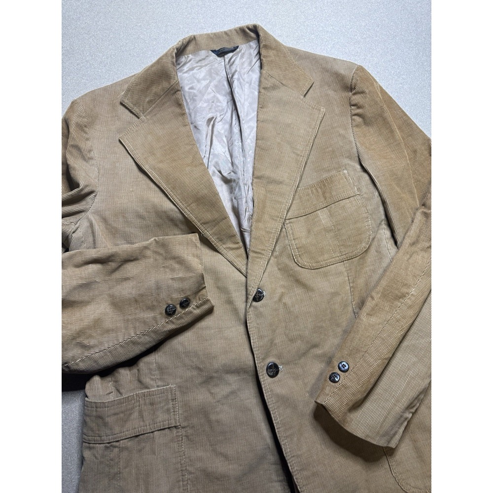 Vintage Levi's x Panatela Western Corduroy Sport Coat 2-Button Brown Men's 46